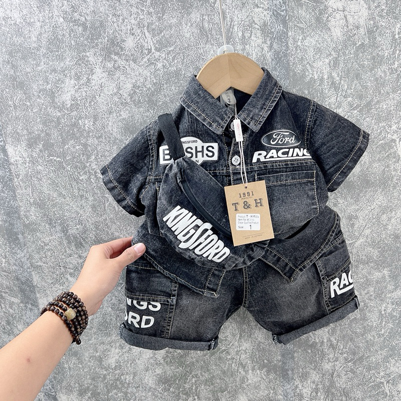 Bộ Bò mềm 3 chi tiết cho bé trai