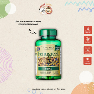 Natures Garde Fenugreek 610mg - Viên uống lợi sữa Cỏ cà ri