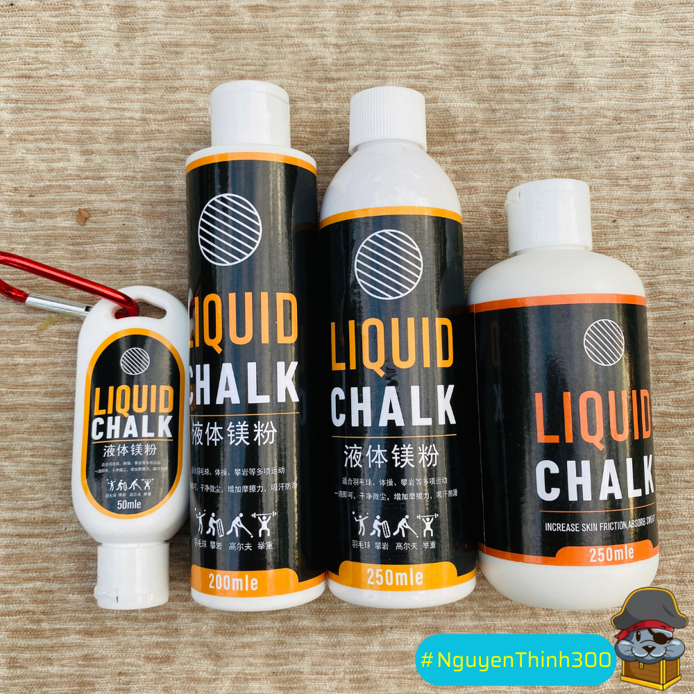 PHẤN LỎNG - PHẤN NƯỚC LIQUID CHALK kéo co chống mồ hôi tay tập leo núi, gym