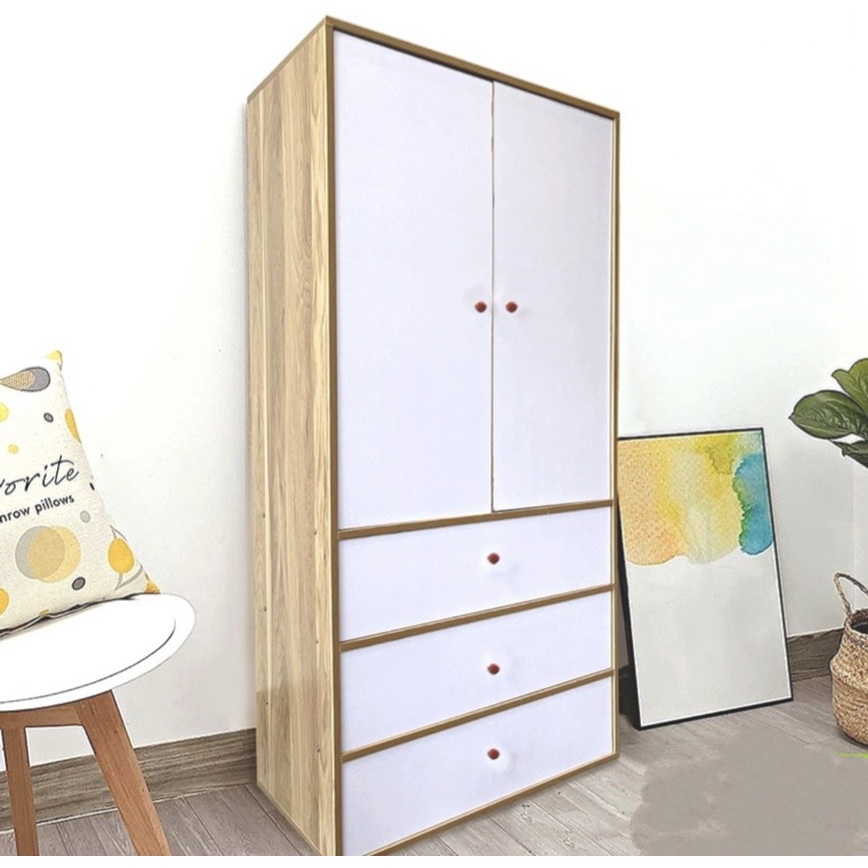🌟MIỄN SHIP🌟Tủ Quần Áo Gỗ Đa Tầng Cánh Mở Nhiều Ngăn Giúp Quần Áo Gọn Gàng Ngăn Nắp
