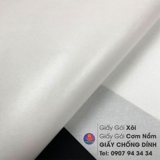 500 tờ giấy chống dính 1 mặt - giấy gói xôi - giấy gói cơm nắm- cơm cuộn -giấy gói sầu riêng - 500 tờ 25*25cm