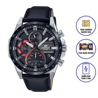 Đồng hồ nam dây da chính hãng casio edifice eqs-940bl-1av