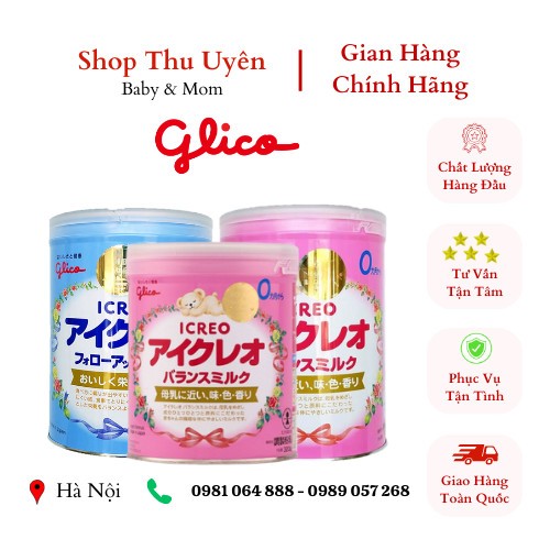 Sữa Công Thức Glico Icreo Nội Địa Nhật Phân Phối Chính Hãng