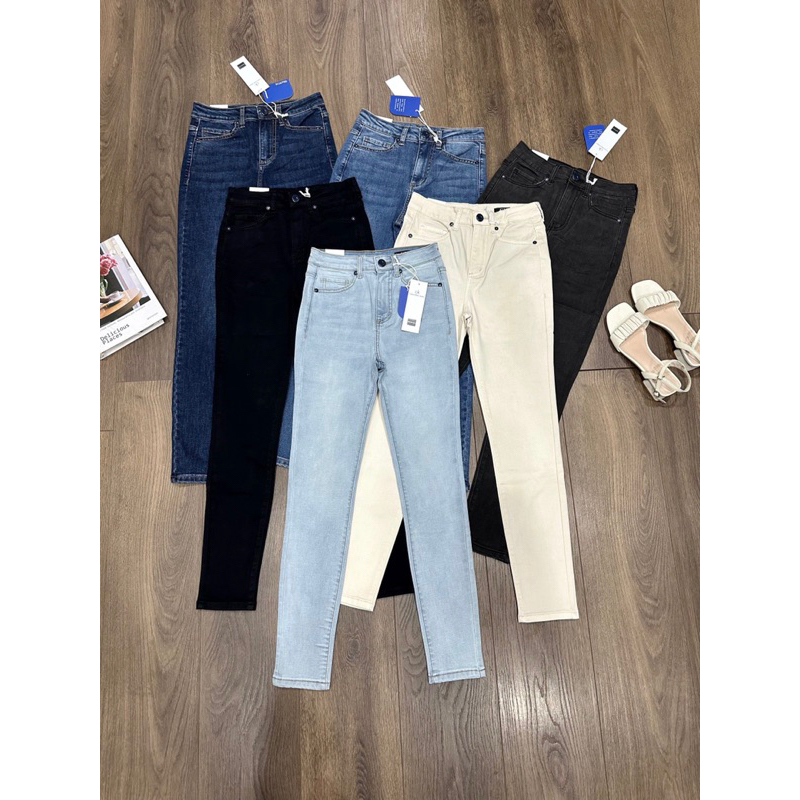 Quần skinny trơn CK xuất dư