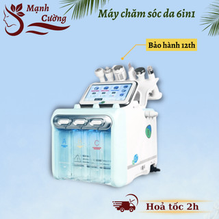 Máy 6in1 Chăm Sóc Da Đa Năng, Máy H2o2 AQua Chính Hãng Bảo Hành 12 Tháng