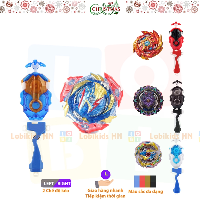Đồ chơi Con quay Beyblade Burst DB Brave Valkyrie B163,B172 Sriggan,B180, B187 Saber, B193, 4 phân loại tay cầm cho bé