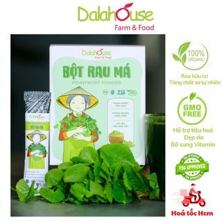 Bột rau má hữu cơ sấy lạnh dalahouse