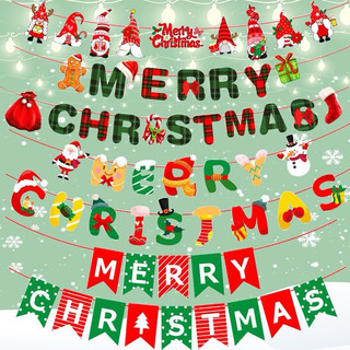 Dây chữ Merry Christmas trang trí giáng sinh