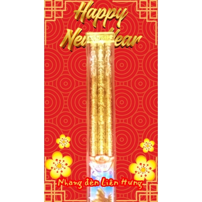 Nhang chạm rồng 3 cây 40cm