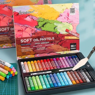 Bút Sáp dầu cao cấp siêu mềm Giorgione 12/24/36 Soft Oil Pastels Màu sáp dầu cho Học sinh, Hoạ Sĩ Vẽ tranh nổi