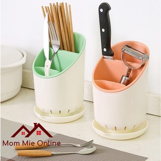 Khay nhựa cắm muỗng, đũa, dao kết hợp đa năng, tiện ích - B139