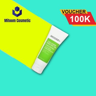 Tẩy da chết moose+ peeling gel cấp ẩm cho da, truyền collagen tuýp 150ml
