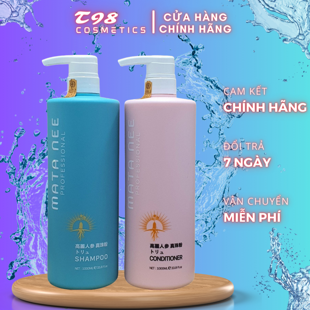 Cặp dầu gội xả Mata Nee Professional 500ml & 1000ml