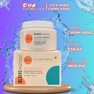 Kem hấp ủ tóc phục hồi olexrs argan oil collagen complex 500ml