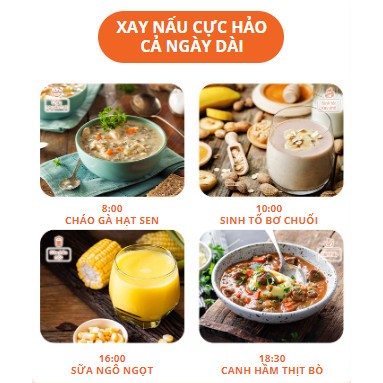 Máy sữa hạt đa năng Unie V9S-10 chương trình nấu cài sẵn -Công suất 1800W-Thể tích 1.75 Lít có giọng nói-Cối dày 5 lớp