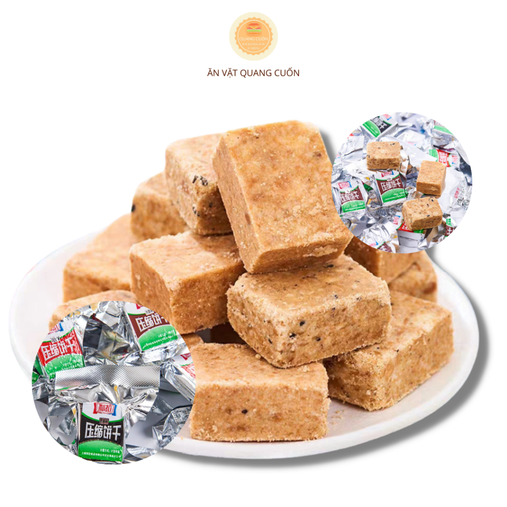 1 Kg Lương Khô Mini Lila, Bánh Lương Khô Mini Lodaz Tiện Lợi, Dinh Dưỡng Có Nhiều Vị 500gr - Ăn Vặt Quang Cuốn