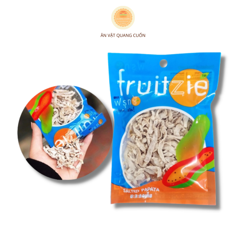 Ô Mai Đu Đủ Fruit Zie Gói 50 Gram - Ăn Vặt Quang Cuốn