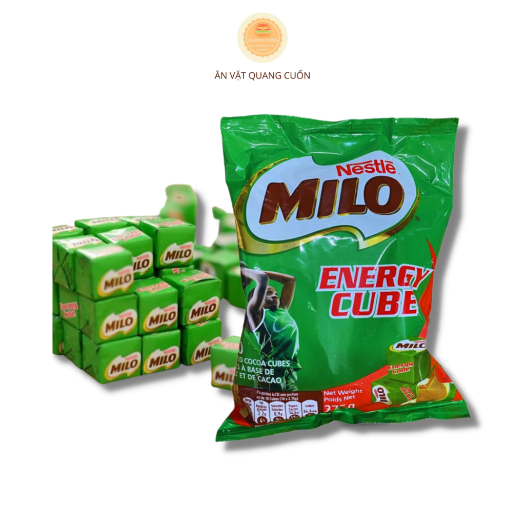 Kẹo Milo Energy Cube Thái Lan 100 viên (275g)