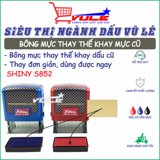 Bông mực thay thế khay mực con dấu Shiny S852