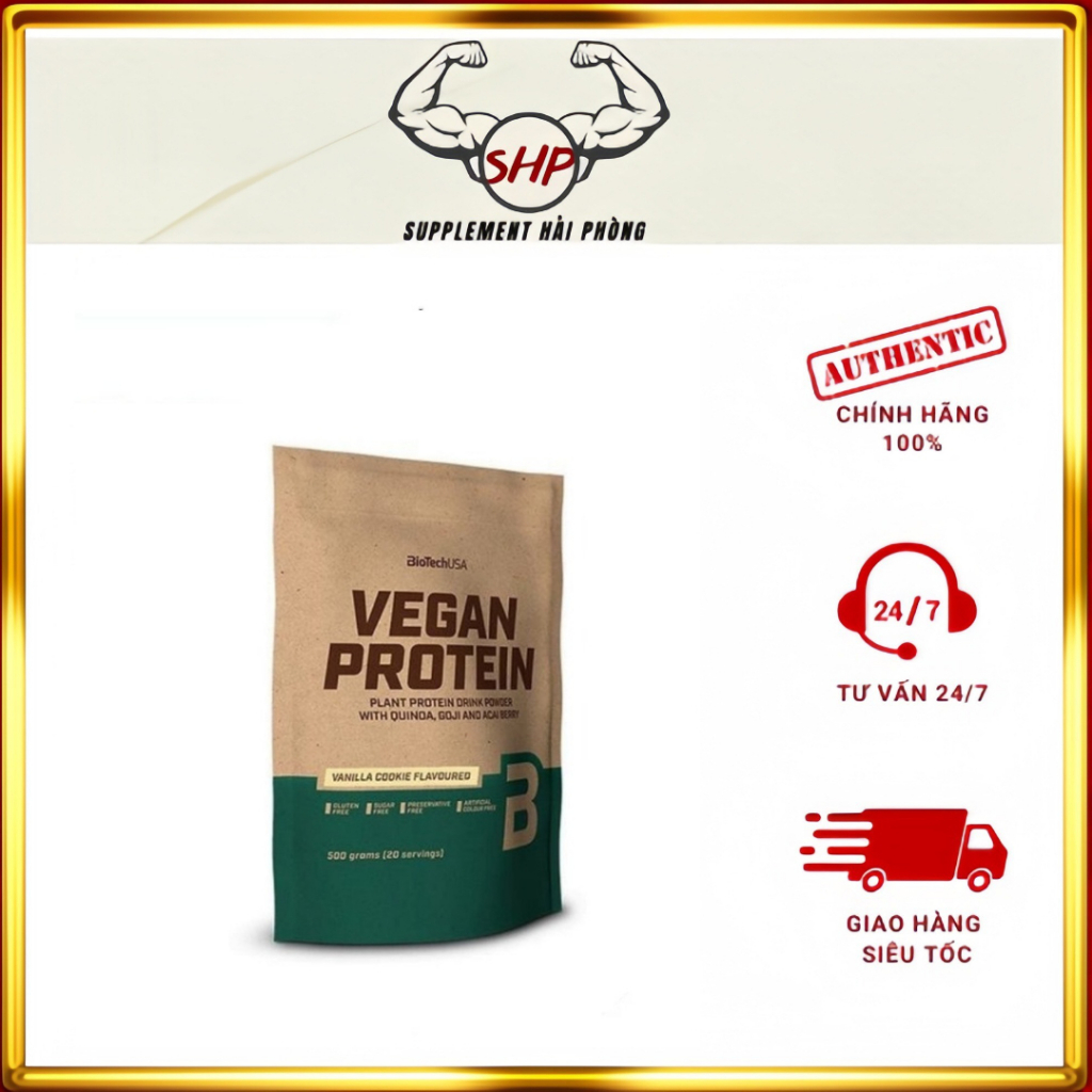 [Chính hãng] Biotech Vegan Protein Sample 1 lần dùng Vegan Protein, Protein thực vật tại  Supplement Hải Phòng