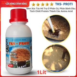 PROTI Men Xúc Tác Ủ Dịch Cá, Bánh Dầu Làm Phân Bón Hữu Cơ, Khử Mùi Hôi, Tách Protein Chai 100ml