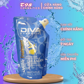 Hấp túi diva collagen siêu mềm mượt 500ml