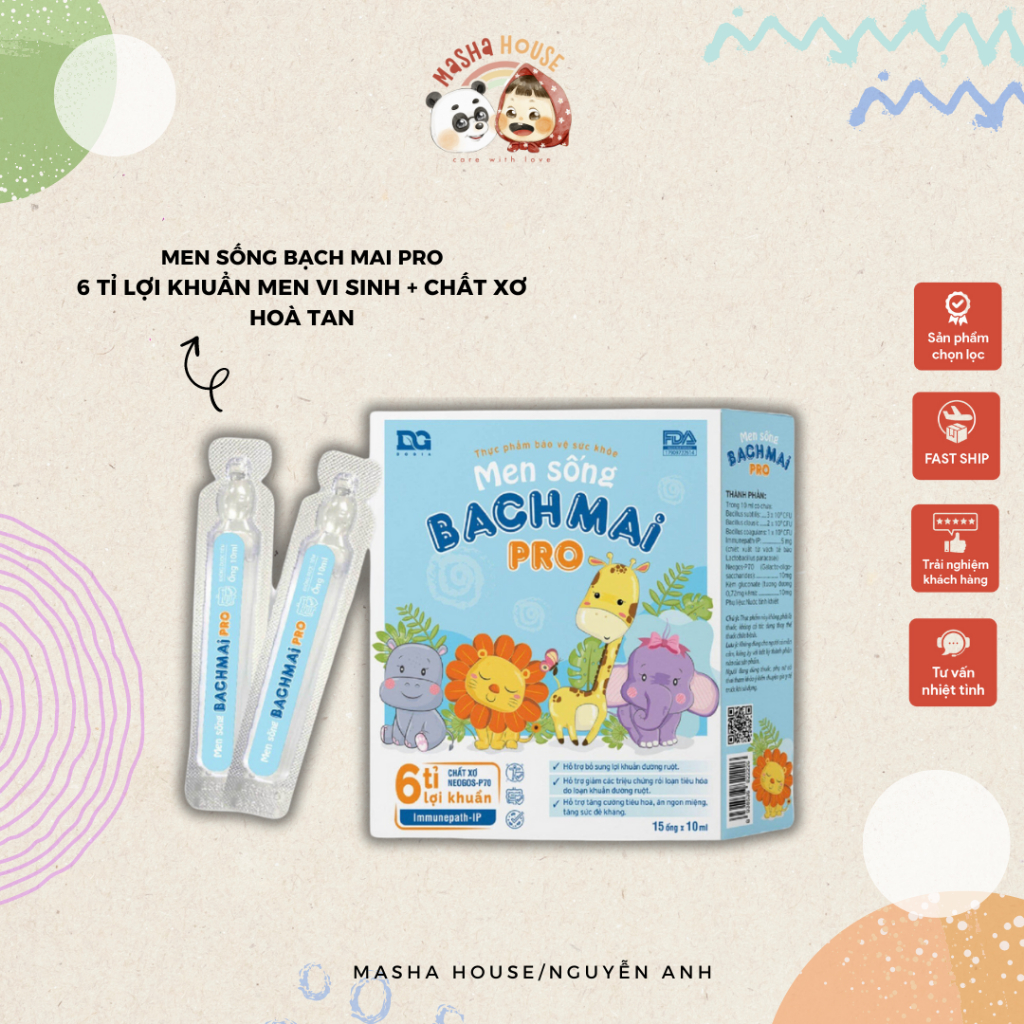 Men Sống Bạch Mai Pro - 6 Tỉ Lợi Khuẩn ( Mẫu Mới Nhất)