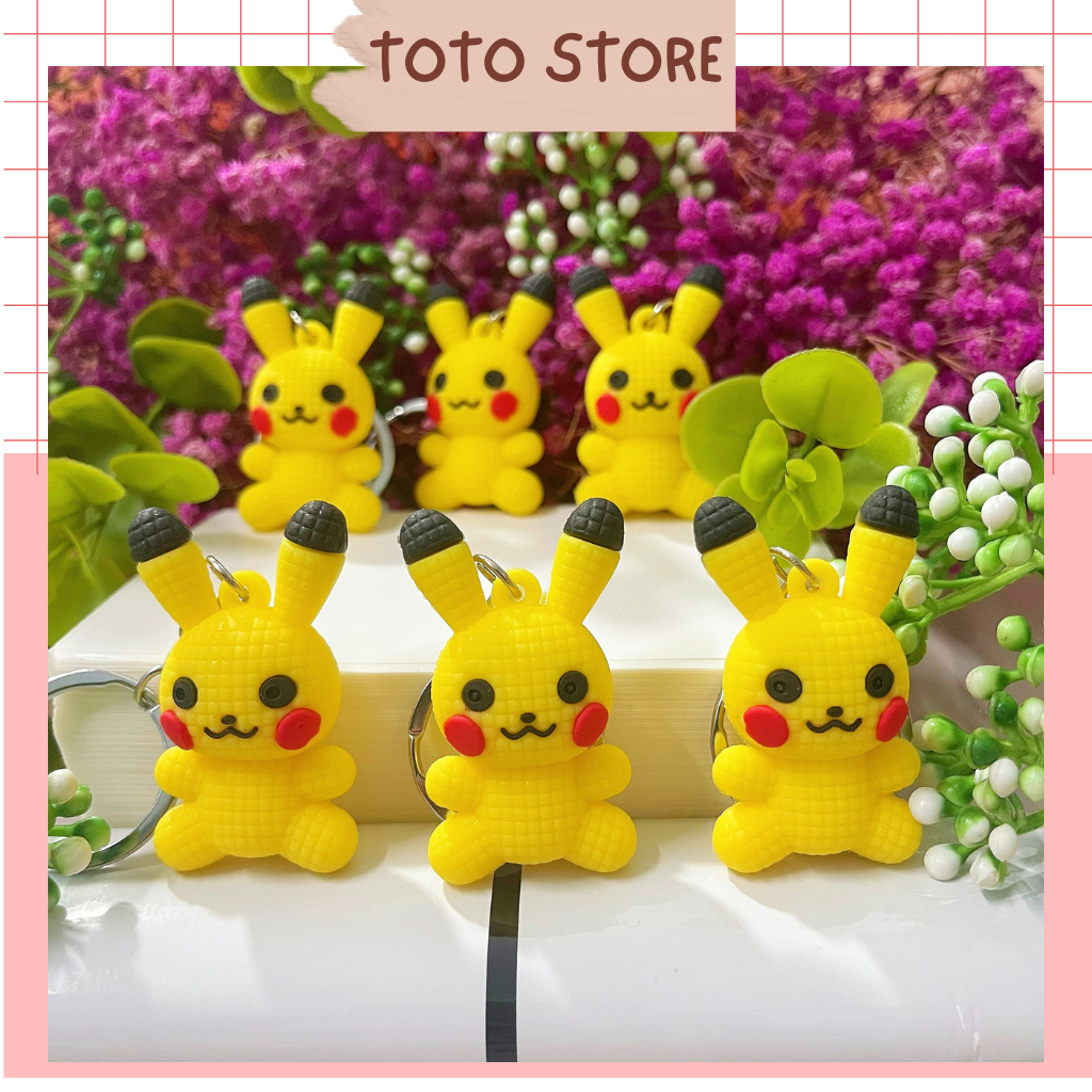 Móc Khóa Pikachu Đáng Yêu, Mẫu Móc Khóa Độc Quyền Hot Trend (TOTO)