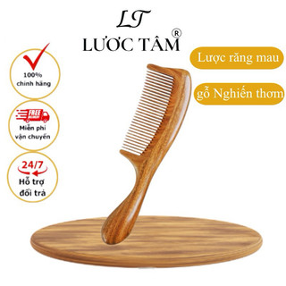 Lược gỗ nghiến thơm chải tóc, massage chính hãng LƯỢC TÂM cao cấp