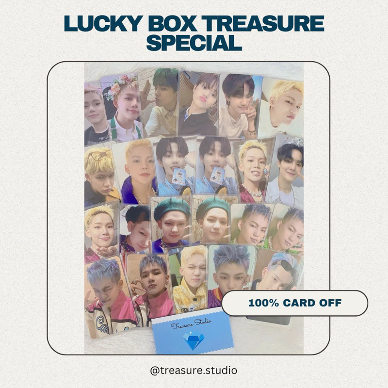 Hộp may mắn thẻ bài bo góc Treasure (Loại đặc biệt)