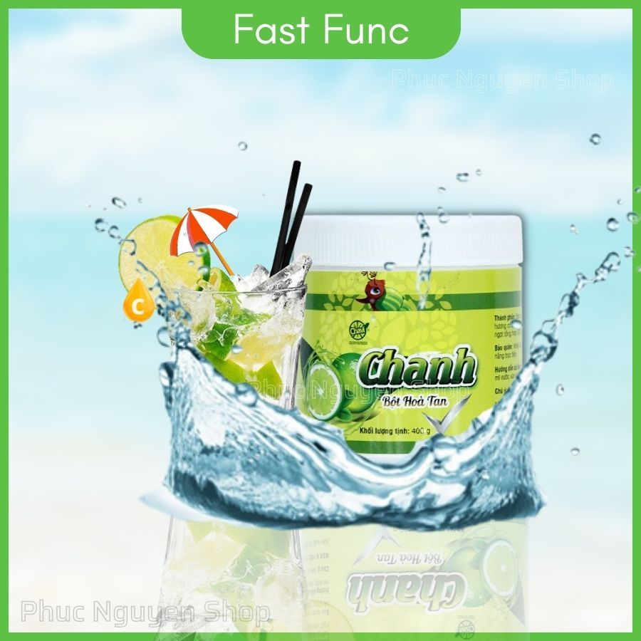Bột chanh hòa tan thơm ngon bổ sung vitamin C-hộp 400g [NHÀ CUNG CẤP]