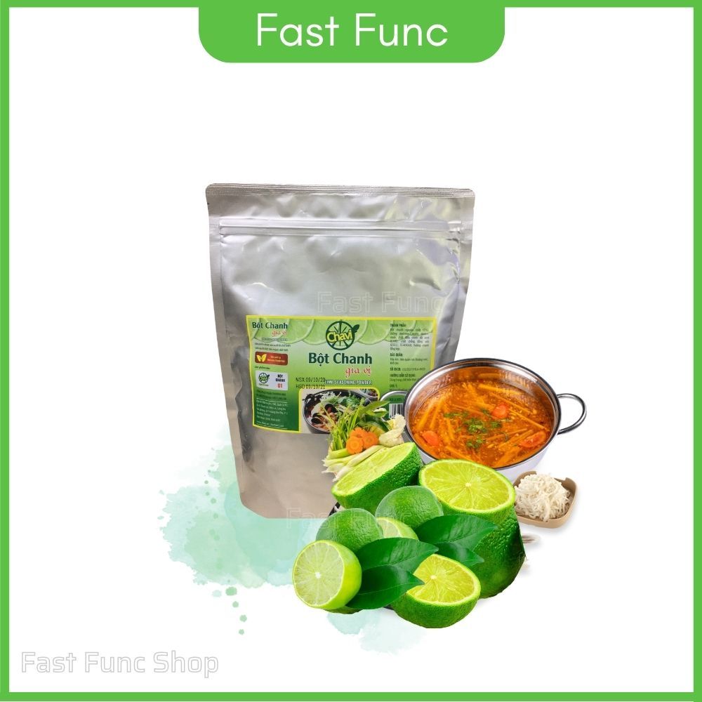 Bột Chanh Chavi-1KG tiết kiệm cho quán nấu Lẩu-Mì cay-[NHÀ CUNG CẤP]