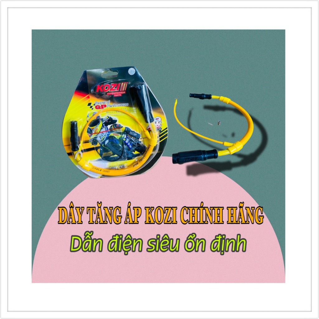 Dây tăng áp KOZI dẫn điện siêu mạnh cho các dòng xe máy