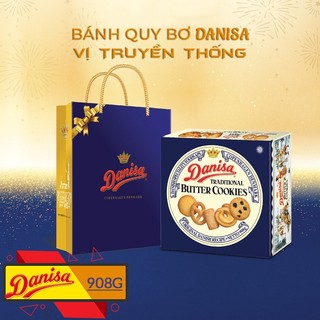 Bánh quy bơ danisa hộp thiếc 908g bánh danisa