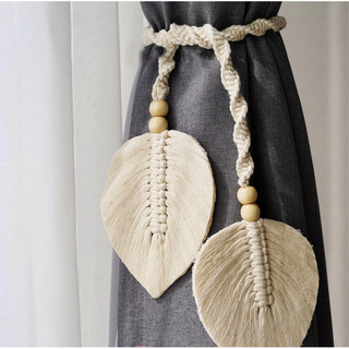 Dây buộc rèm chiếc lá macrame