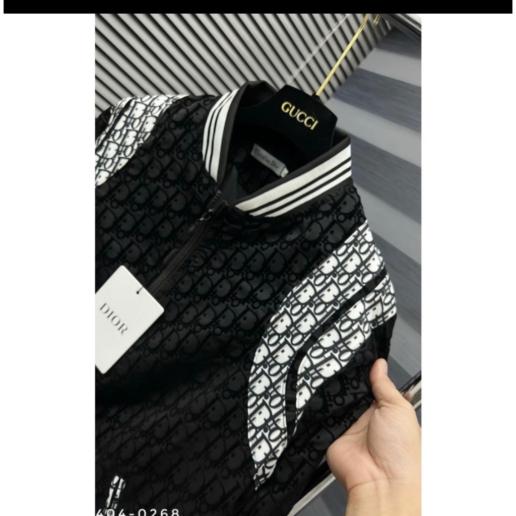 Áo Khoác Dior Dập Vân Cao Cấp Cực Đẹp-Áo Bomber Dior Hàng Đẹp Nam Nữ Cao Cấp