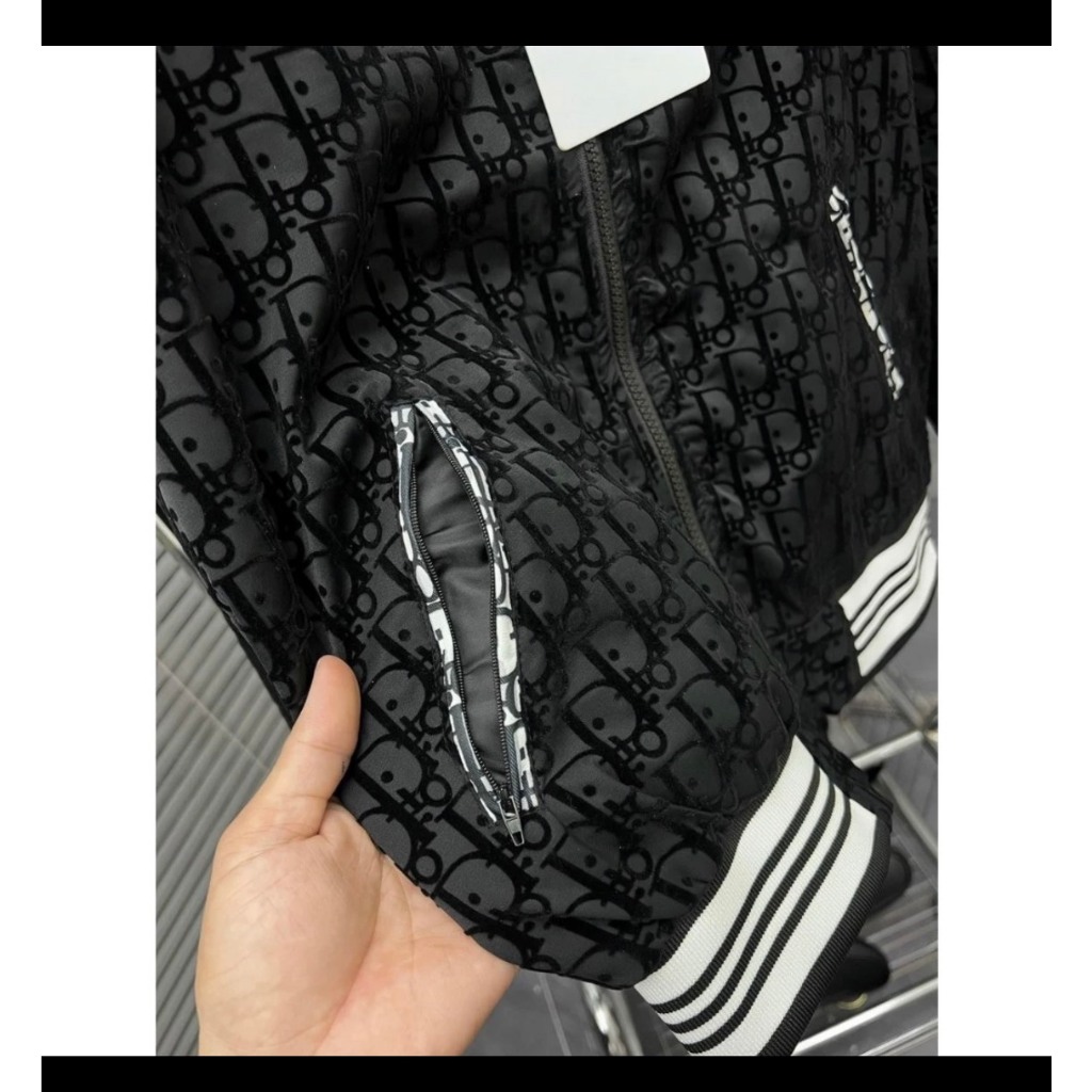 Áo Khoác Dior Dập Vân Cao Cấp Cực Đẹp-Áo Bomber Dior Hàng Đẹp Nam Nữ Cao Cấp