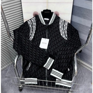 Áo Khoác Dior Dập Vân Cao Cấp Cực Đẹp-Áo Bomber Dior Hàng Đẹp Nam Nữ Cao Cấp