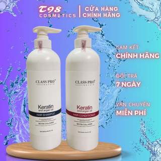 Cặp gội xả keratin class pro 800ml phục hồi, kích thích mọc tóc
