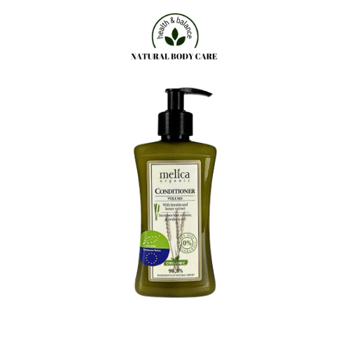 Dầu xả hữu cơ thảo dược Melica Organic ngăn ngừa rụng tóc, kích thích mọc móc 300ml Keratin và Protein thủy phân