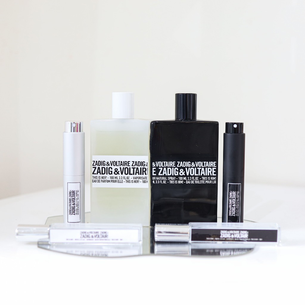 Mẫu Thử Nước Hoa Zadig: Her Hạt dẻ Bơ Sữa - Him Gỗ Khói Vani