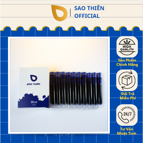 Hộp 10 Ống Mực Tẩy Xóa Bút Mực, Mực Tẩy Xóa Được