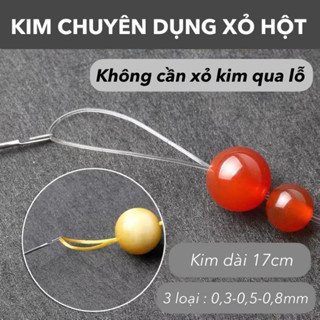 Kim dài xỏ hột cườm style mới chuyên dụng hợp kim cao cấp xỏ vòng tay/ vòng cổ/ dây đeo Handmade DIY