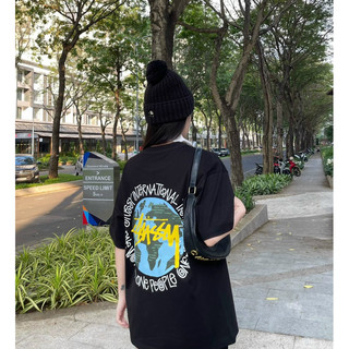 Áo thun stu:ssy cotton 100% dày dặn đủ tag