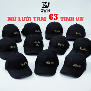 Mũ Lưỡi Trai Thêu Tên 63 Tỉnh Thành VIỆT NAM Nón Kết Biển Số Tỉnh Chất Kaki Form Unisex Nam Nữ N216