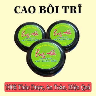 Cao bôi trĩ cây thầu dầu tía ông đa, 100% thảo dược hiệu quả, an toàn.