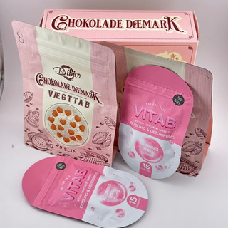 Kẹo Socola Giảm Cân Đan Mạch Chocolate Vægttab Hồng 40 viên