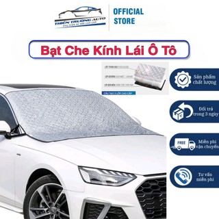 Bạt che nắng kính lái ô tô, xe hơi 3 lớp tráng bạc - Cách nhiệt chống nóng hiệu quả
