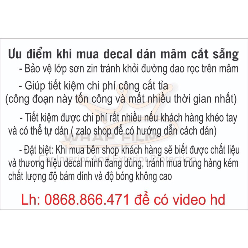 Decal dán mâm Toyota vios 2023 - decal dán lazang vios -