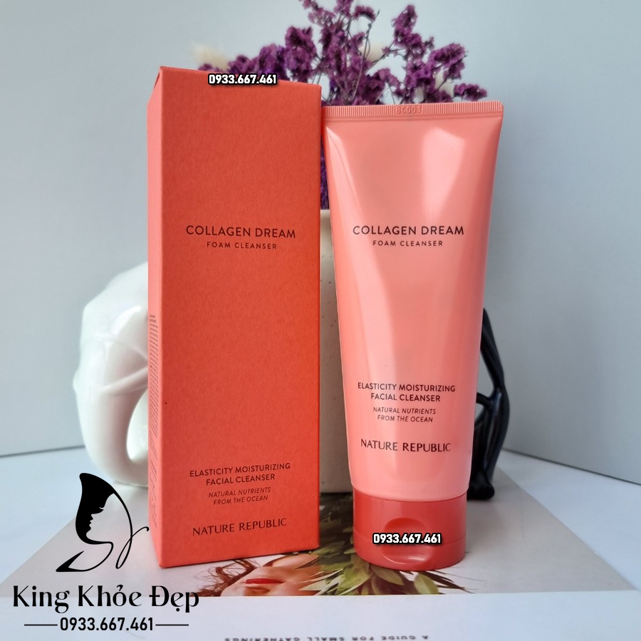 Sửa Rửa Mặt Nature Republic Collagen Dream Foam Cleanser